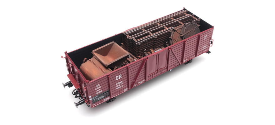 Chargement : Voies ferrées de campagne et camions-bennes H0 Dimensions du chargement 96 x 27mm Artitec 487.801.61  