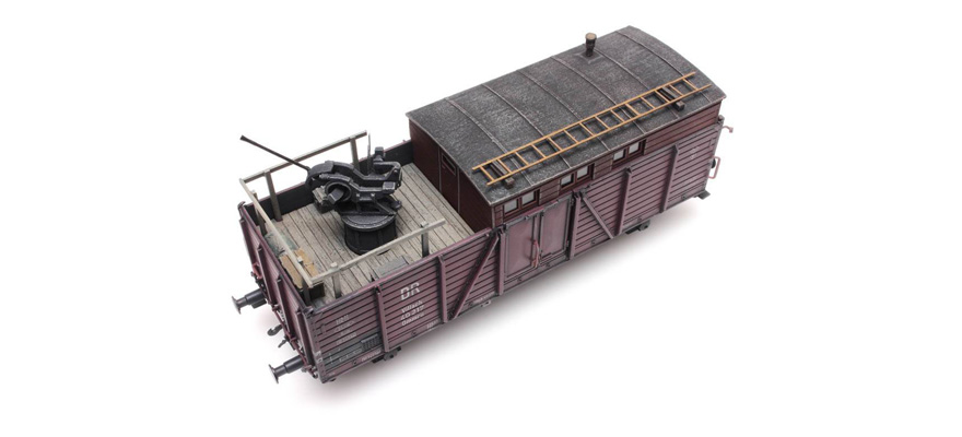 [Artitec 487.801.65  ] Chargement : WM 37mm stand antiaérien pour wagons de marchandises ouverts H0 Chargement Dimension Fits Ommr 33 Villach Artitec 487.801.65  