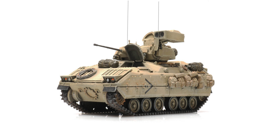 US M2 IFV Bradley H0 1:87 Kit de construction en résine et pièces gravées, non peintes Artitec 1870144  