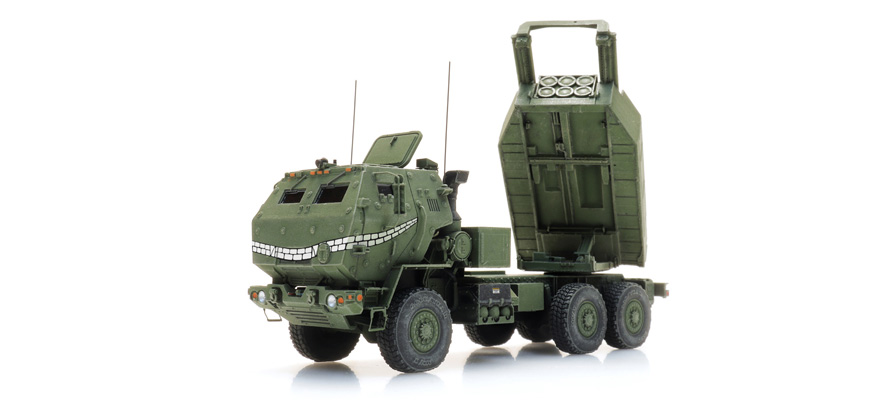US/UA M142 HIMARS cabine armée H0 1:87 Kit de construction en résine et pièces gravées, non peintes Artitec 1870193  