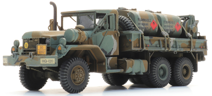 US M813A1 Camion à carburant H0 1:87 Kit de construction en résine et pièces gravées, non peintes Artitec 1870201  