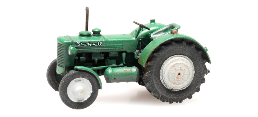 Tracteur Zetor Super 50 TT 1:120 Modèle fini en résine, peint Artitec 312.019  