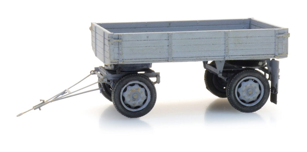 Remorque E3 3t DDR TT 1:120 Modèle fini en résine, peint Artitec 312.027  