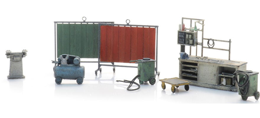 Appareils de soudage TT 1:120 Modèle fini en résine, peint Artitec 312.038  