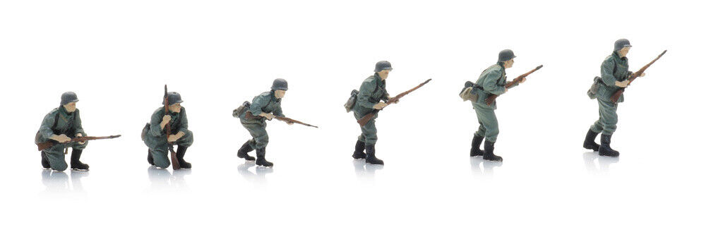Infanterie WM en patrouille (6x) H0 1:87 Modèle fini Figurines, peintes Artitec 5870058  