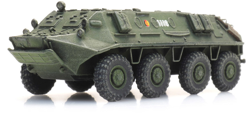 DDR BTR 60PB/SPW 60PB TT 1:120 Modèle fini en résine, peint Artitec 6120009  