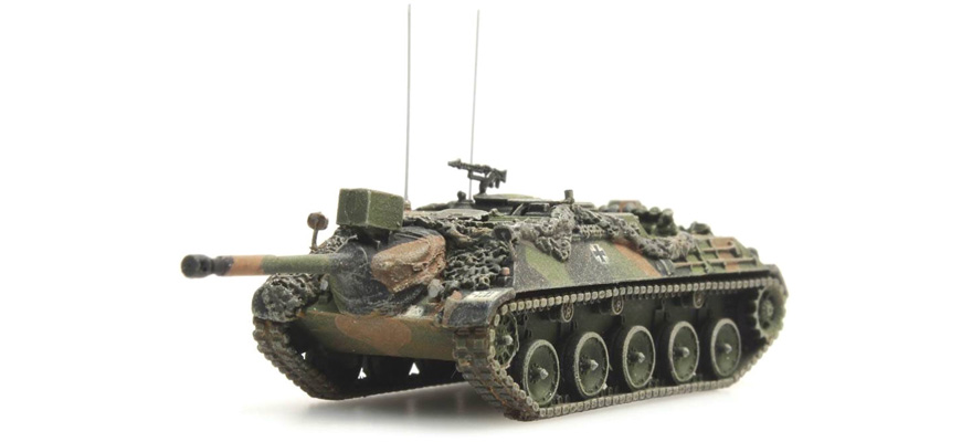 BRD KaJaPa 90mm camouflage de combat clair N 1:160 Modèle fini en résine, peint Artitec 6160004  