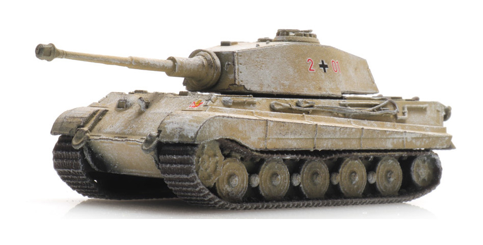 WM Tiger II hiver N 1:160 Modèle fini en résine, peint Artitec 6160097  