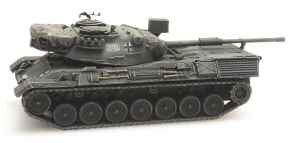 BRD Leopard 1 Transport ferroviaire H0 1:87 Modèle fini en résine, peint Artitec 6870049  