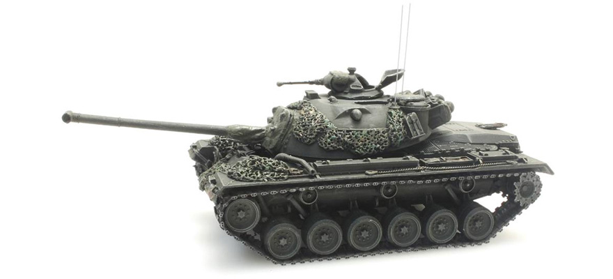 BRD M48 A2 Clair de combat H0 1:87 Modèle fini en résine, peint Artitec 6870056  