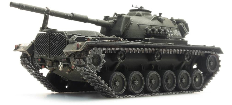 BRD M48 A2 G A2 Transport ferroviaire H0 1:87 Modèle fini en résine, peint Artitec 6870060  