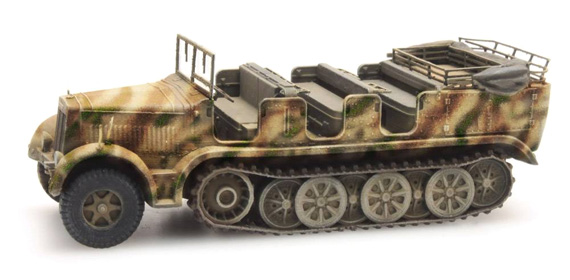WM Sd.Kfz. 7 Camion de traction 8t camouflage H0 1:87 Modèle fini en résine, peint Artitec 6870067  