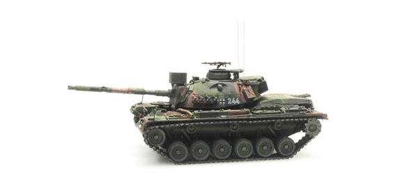 BRD M48 A2 G A2 camouflage de taches H0 1:87 Modèle fini en résine, peint Artitec 6870077  