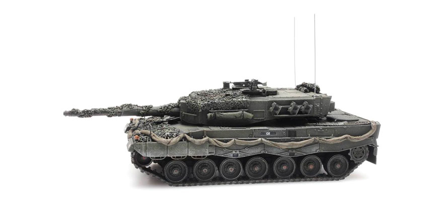 NL Leopard 2A4 Nederlands Leger H0 1:87 Modèle fini en résine, peint Artitec 6870112  
