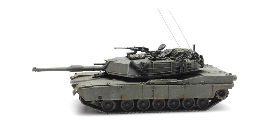 US M1 Abrams vert H0 1:87 Modèle fini en résine, peint Artitec 6870137  