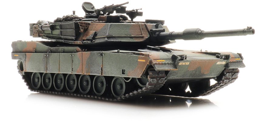 US M1A1 Abrams camouflage OTAN H0 1:87 Modèle fini en résine, peint Artitec 6870139  