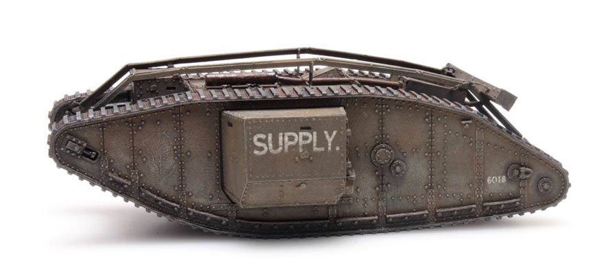 Réservoir britannique Mark IV supply 1917 H0 1:87 Modèle fini en résine, peint Artitec 6870181  