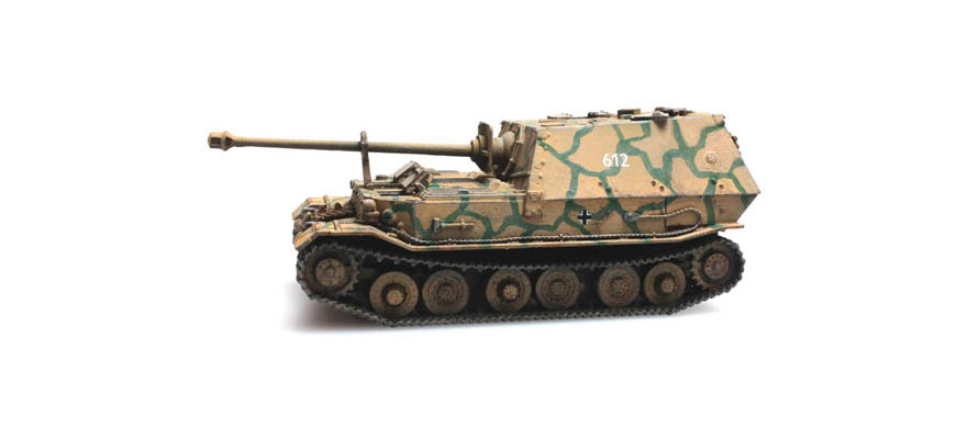 WM Panzerjäger Ferdinand, camouflage H0 1:87 Modèle fini en résine, peint Artitec 6870192  