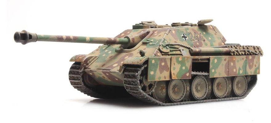WM Jagdpanther (précoce) Camouflage de l'arrière-train H0 1:87 Modèle fini en résine, peint Artitec 6870206  