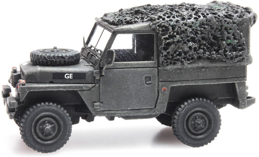 NL Land Rover 88 lightweight gevechtsklaar H0 1:87 Modèle fini en résine, peint Artitec 6870214  