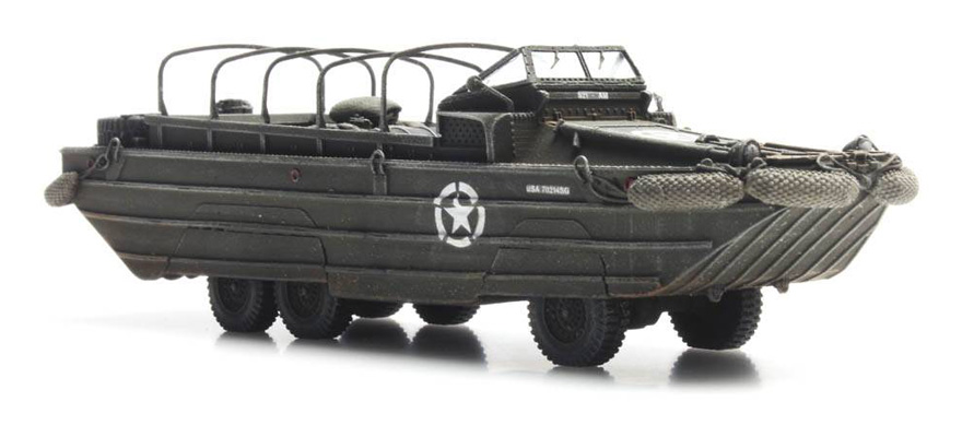 US DUKW (Europe) H0 1:87 Modèle fini en résine, peint Artitec 6870220  