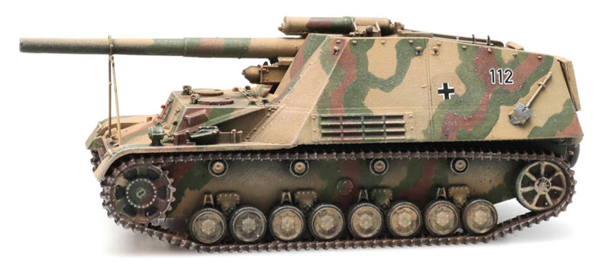 WM Sd.Kfz. 165 Hummel H0 1:87 Modèle fini en résine, peint Artitec 6870232  