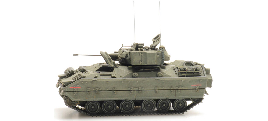 US M2 IFV Bradley vert forêt H0 1:87 Modèle fini en résine, peint Artitec 6870262  