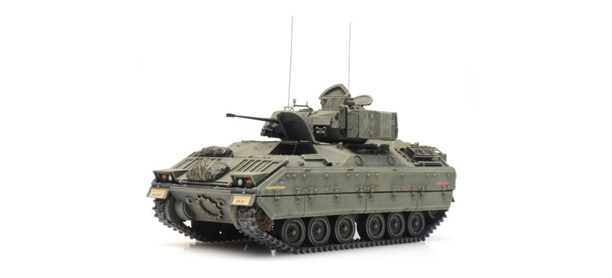 US M3 CFV Bradley vert forêt H0 1:87 Modèle fini en résine, peint Artitec 6870267  