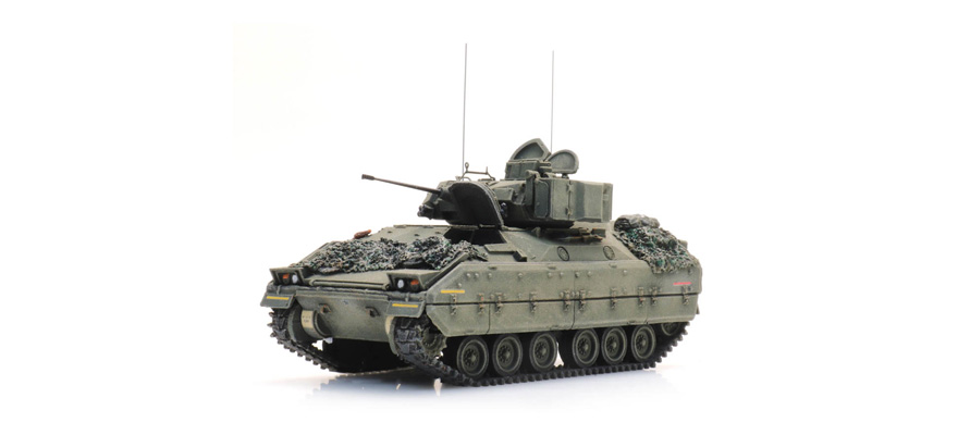 US M3 CFV Bradley Forest green combat ready H0 1:87 Modèle fini en résine, peint Artitec 6870268  