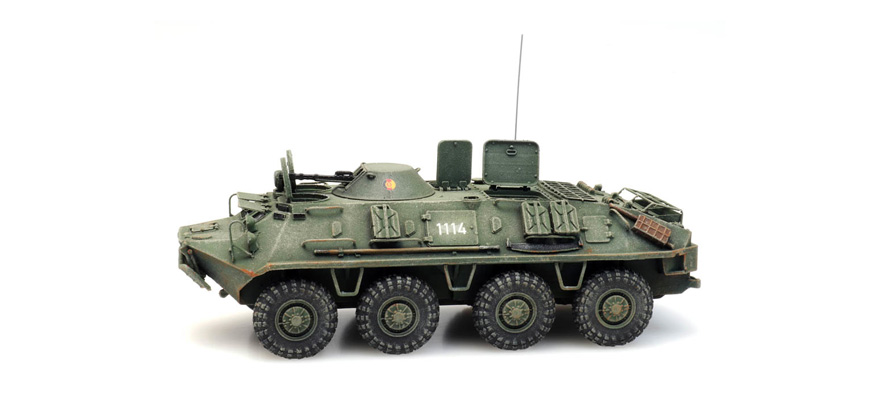 DDR BTR 60PB/SPW 60PB NVA H0 1:87 Modèle fini en résine, peint Artitec 6870286  