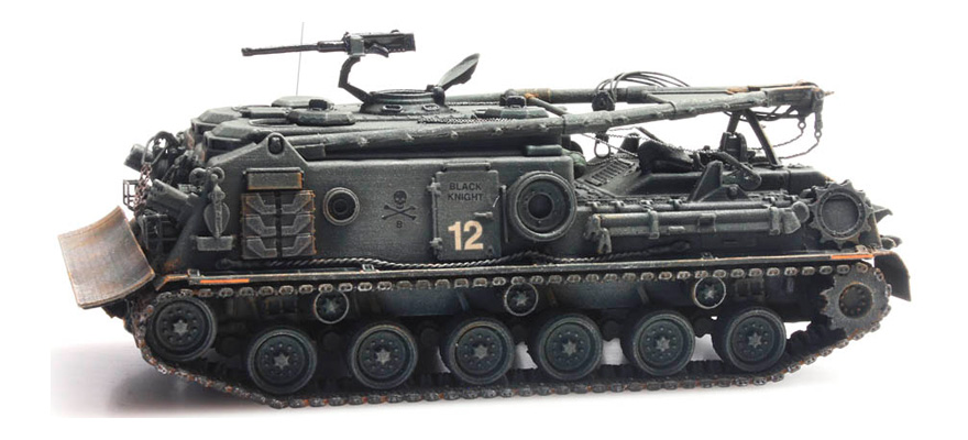 US M88 Forest green train load H0 1:87 Modèle fini en résine, peint Artitec 6870291  