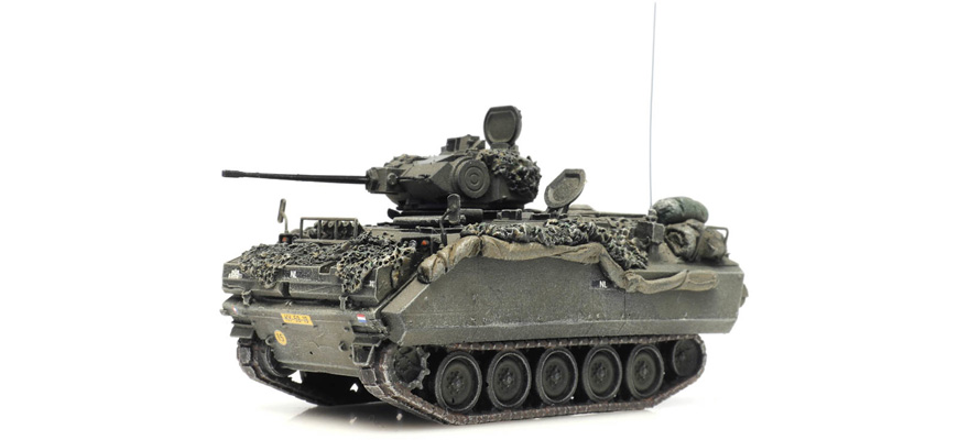 NL YPR 765 PRI gevechtsklaar (littéralement : "le droit de vote") H0 1:87 Modèle fini en résine, peint Artitec 6870313  