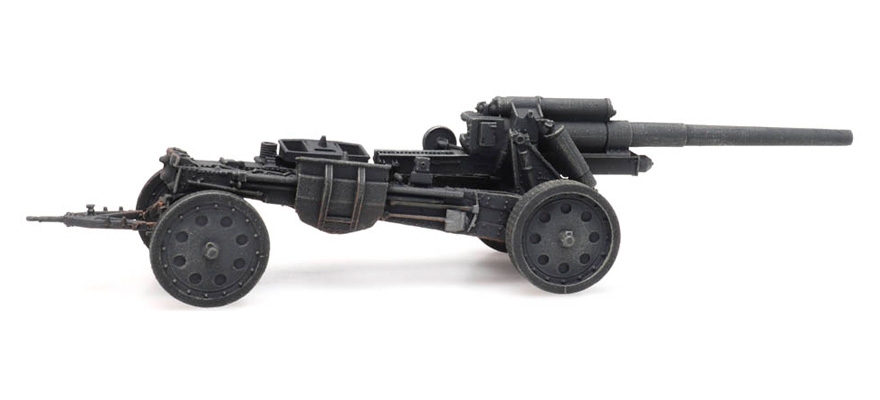 WM Feldhowitzer 105mm H0 1:87 Modèle fini en résine, peint Artitec 6870332  