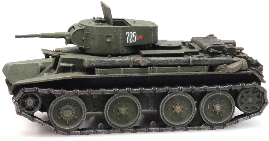 USSR BT7/1 H0 1:87 Modèle fini en résine, peint Artitec 6870335  