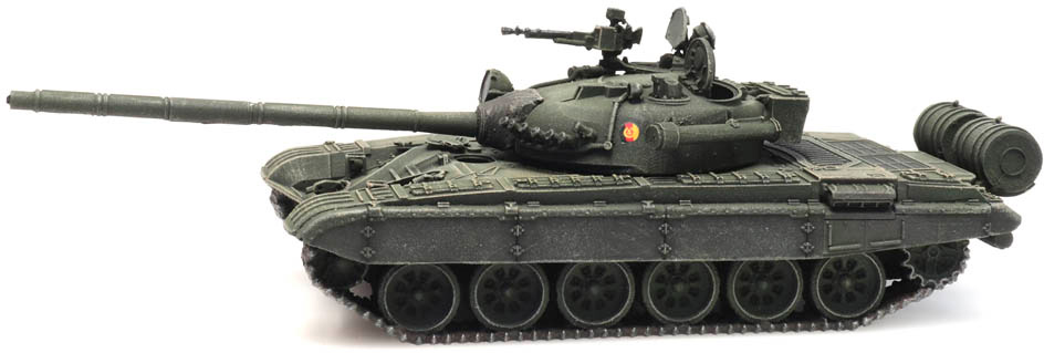 RDA NVA T-72 H0 1:87 Modèle fini en résine, peint Artitec 6870337  
