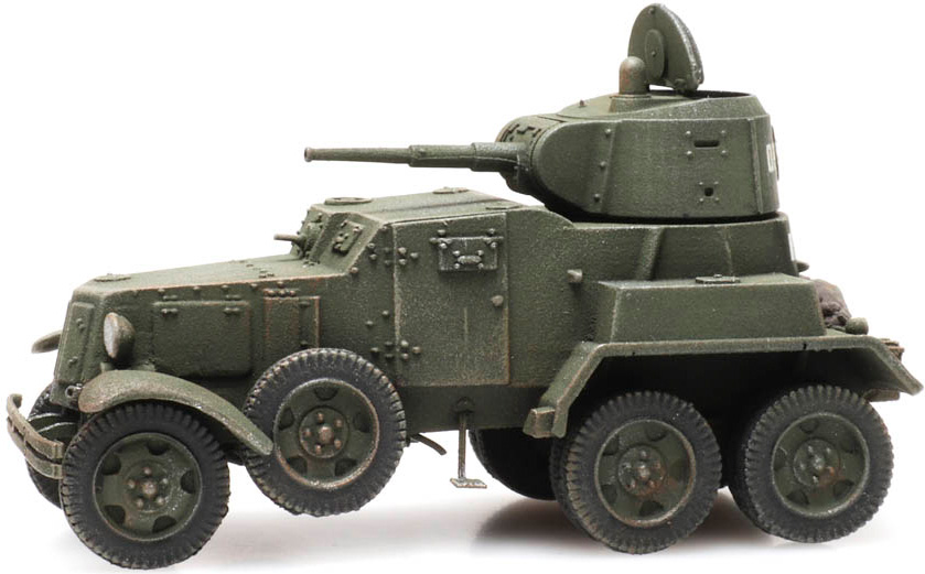 USSR BA10 vert H0 1:87 Modèle fini en résine, peint Artitec 6870344  