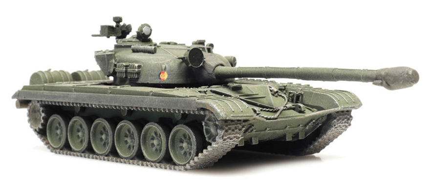 RDA NVA T-72 URAL train load H0 1:87 Modèle fini en résine, peint Artitec 6870349  