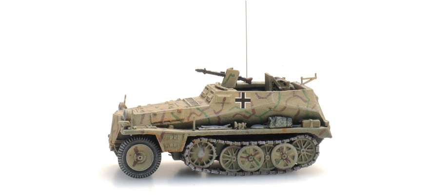 WM Sd.Kfz. 250/2 camouflage H0 1:87 Modèle fini en résine, peint Artitec 6870351  