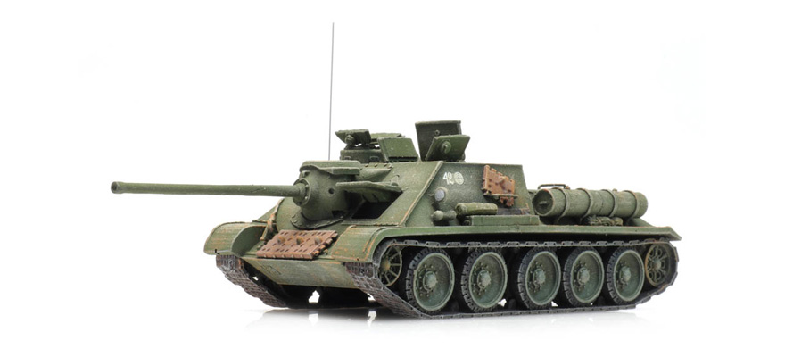 USSR SU85 H0 1:87 Modèle fini en résine, peint Artitec 6870363  