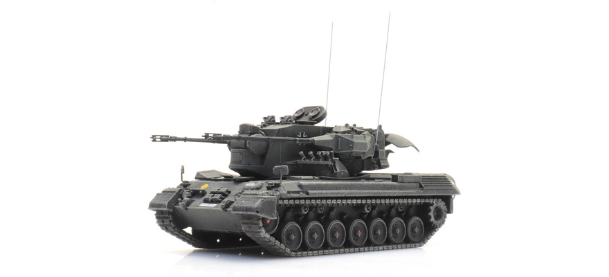 BRD Char de combat antiaérien 1 Guépard H0 1:87 Modèle fini en résine, peint Artitec 6870394  
