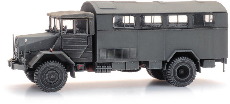 BRD MAN 630 L2 A Véhicule de cuisine de campagne H0 1:87 Modèle fini en résine, peint Artitec 6870418  