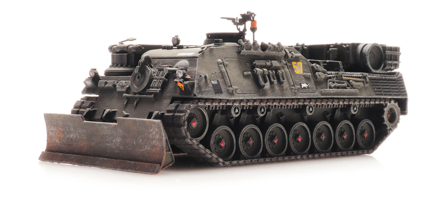 B Léopard 1 ARV Treinlading H0 1:87 Modèle fini en résine, peint Artitec 6870426  