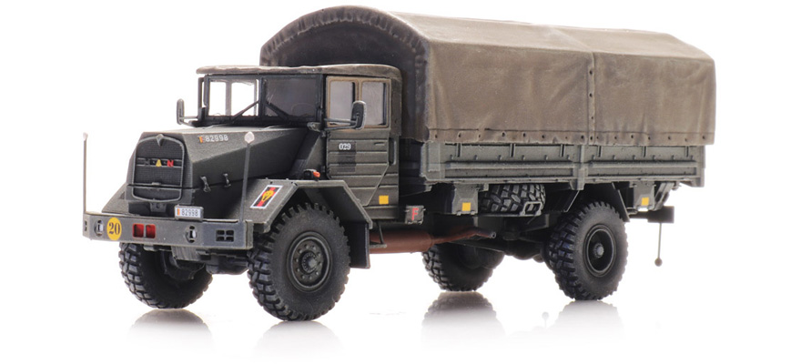 B MAN 630 L2 AE Cargo H0 1:87 Modèle fini en résine, peint Artitec 6870428  