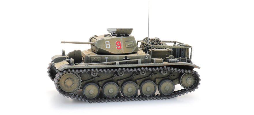 WM Pz.Kpfw. II version C, Afrique H0 1:87 Modèle fini en résine, peint Artitec 6870470  