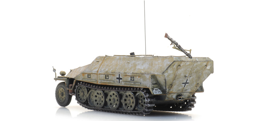 WM Sdkfz 251/2 D hiver H0 1:87 Modèle fini en résine, peint Artitec 6870480  