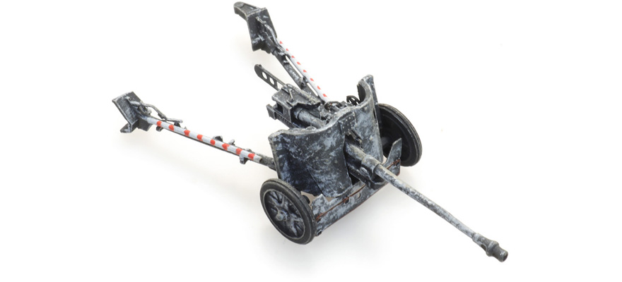 WM 50mm PAK 38 hiver H0 1:87 Modèle fini en résine, peint Artitec 6870509  