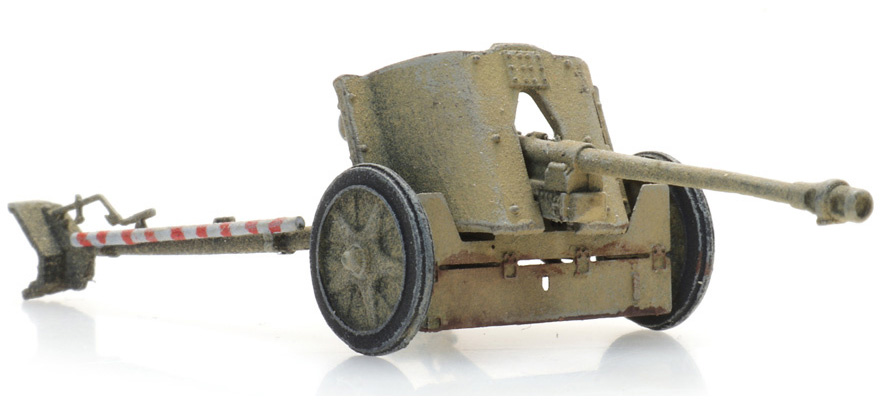 WM 50mm PAK 38 Afrique H0 1:87 Modèle fini en résine, peint Artitec 6870510  