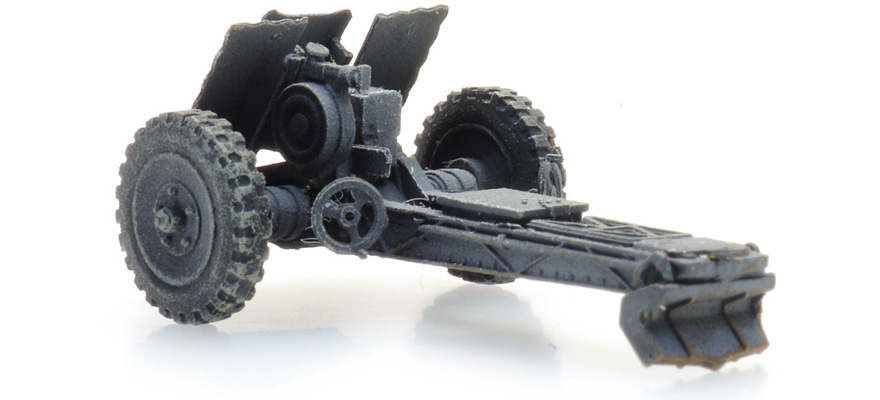 WM 7.5 cm leIG 18 gris H0 1:87 Modèle fini en résine, peint Artitec 6870571  