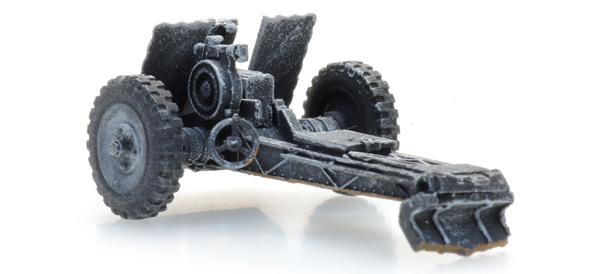 WM 7.5 cm leIG 18 hiver H0 1:87 Modèle fini en résine, peint Artitec 6870574  