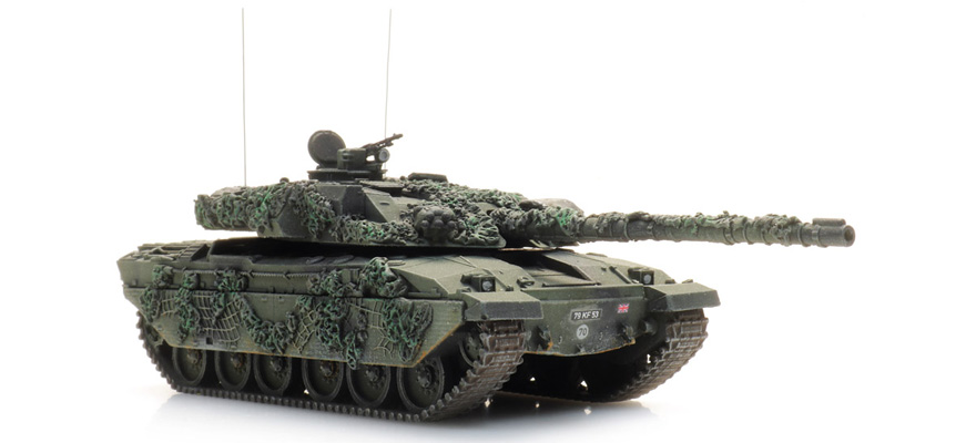 UK Challenger 1 Mk.3 Gulf War H0 1:87 Modèle fini en résine, peint Artitec 6870594  